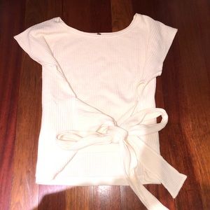 free people wrap top in cream